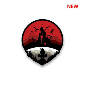 Uchiha Logo Sticker waterproof vinyl decal for laptop, bike, car & bottle