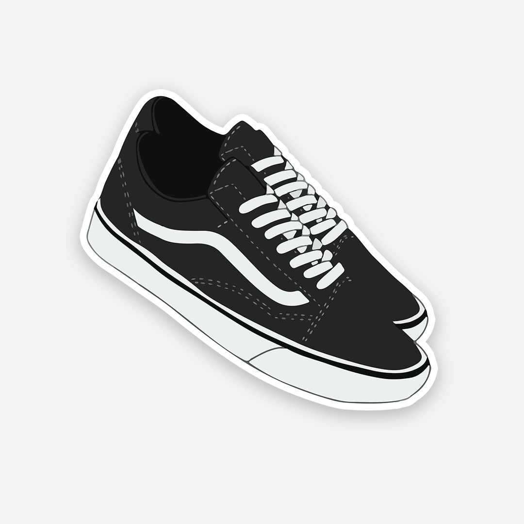 Vans Shoes sticker waterproof vinyl decal for laptop, bike, car & bottle