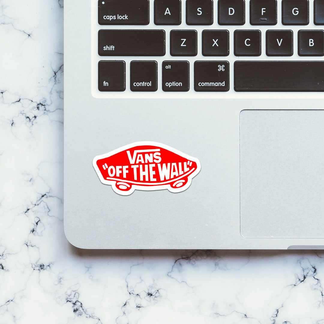 vans Sticker waterproof vinyl decal for laptop, bike, car & bottle