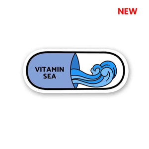 vitamin sea Sticker waterproof vinyl decal for laptop, bike, car & bottle