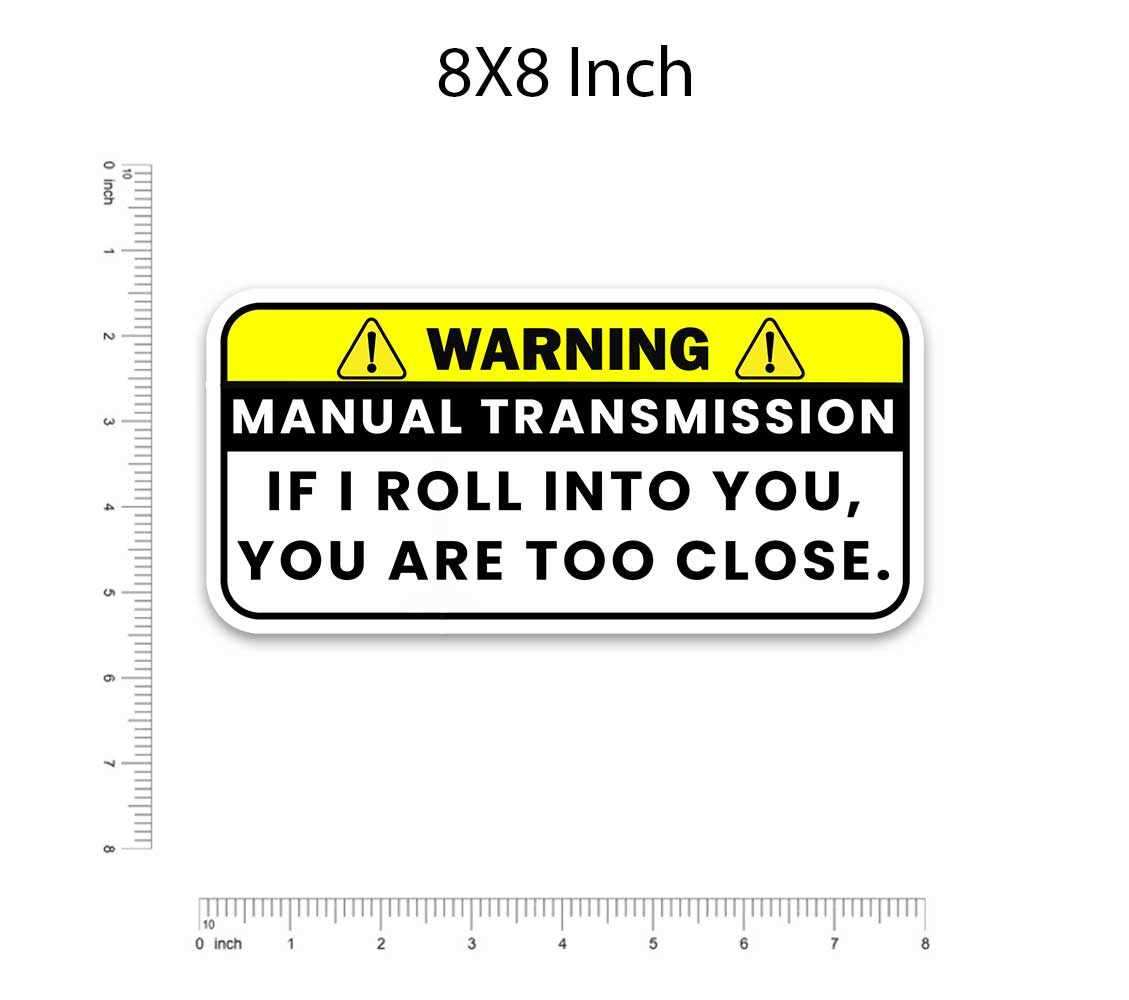 Warning!! If I Roll Into You Bumper Sticker waterproof vinyl decal for laptop, bike, car & bottle