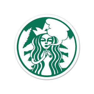 Weed Bucks Sticker waterproof vinyl decal for laptop, bike, car & bottle