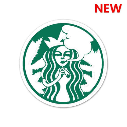Weed Bucks Sticker waterproof vinyl decal for laptop, bike, car & bottle