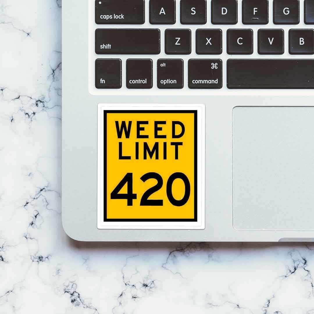 Weed Limit Sticker - STICK IT UP