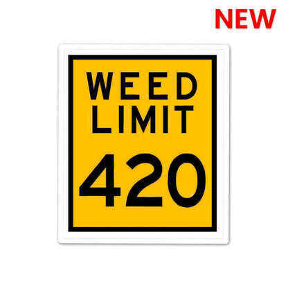 Weed Limit Sticker - STICK IT UP