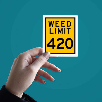 Weed Limit Sticker - STICK IT UP
