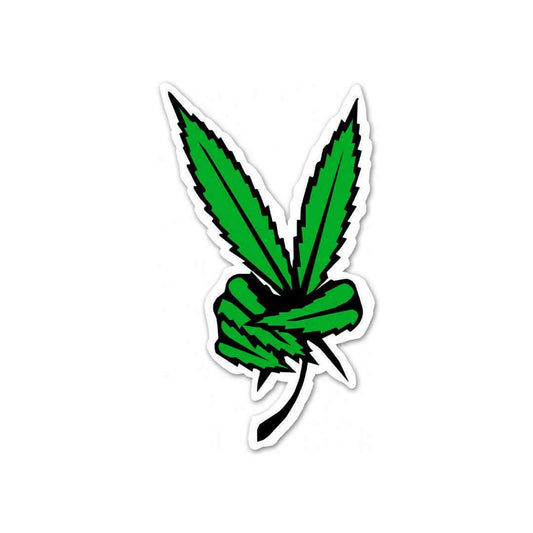 Weed Peace Sticker - STICK IT UP