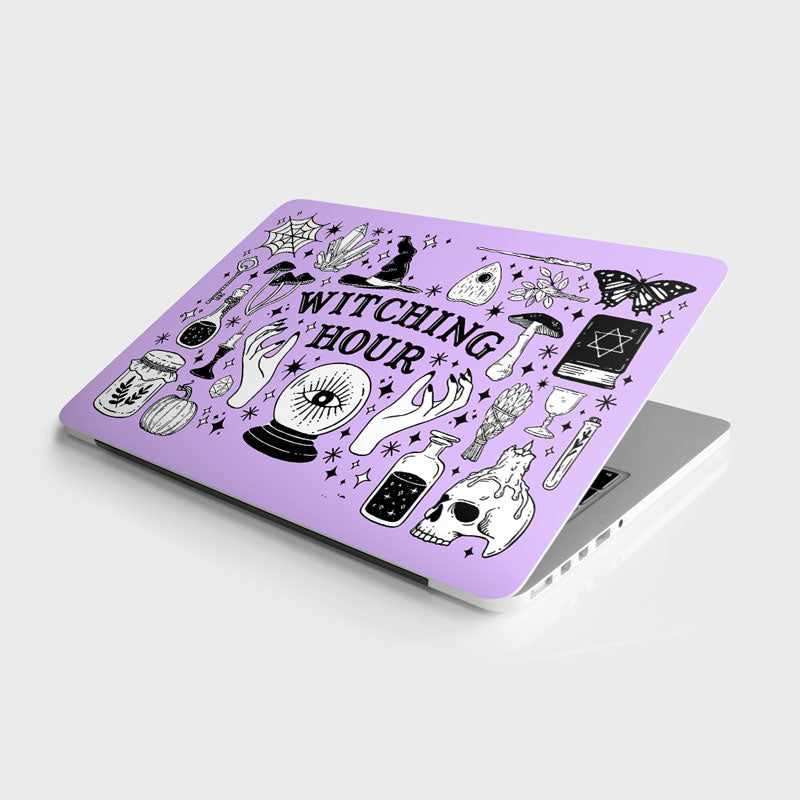 Witching Hour Laptop Skin waterproof vinyl decal for laptop, bike, car & bottle