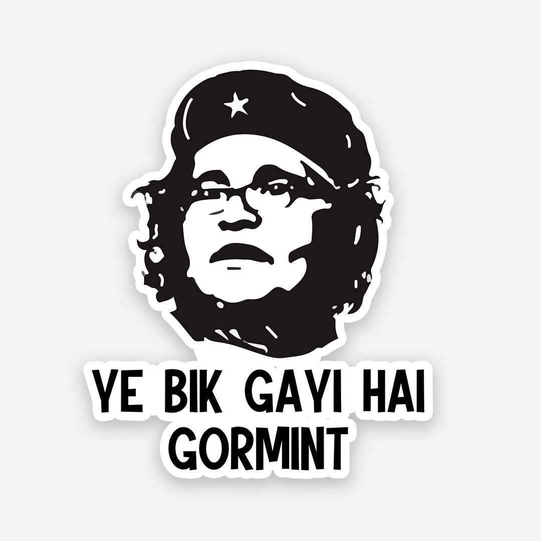 Ye bik gayi hai gormint sticker - Stickers | STICK IT UP