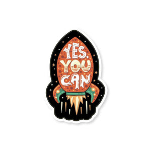Yes you can! Sticker waterproof vinyl decal for laptop, bike, car & bottle