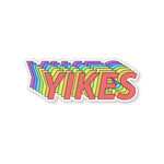 YIKES Sticker waterproof vinyl decal for laptop, bike, car & bottle