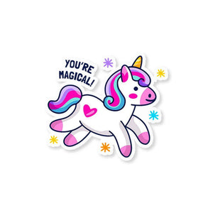 You're Magical Sticker waterproof vinyl decal for laptop, bike, car & bottle